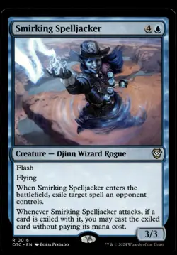 MTG Outlaws Thunder Junction Smirking Spelljacker 16 Card M/NM 2024 - Image 1