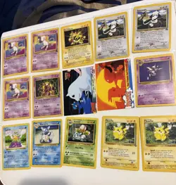 Pokemon Bulk Wotc 66 Cards Vintage Card Collection Lot LP-NM, 1st Edition, - Image 1