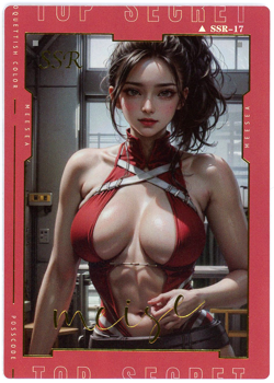❤MOMO YAOYOROZU Goddess Story Anime Waifu Doujin Card - MEISE - MEI SE - SSR-17 - Image 1