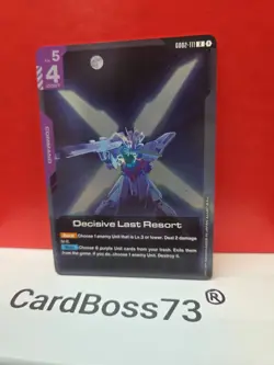 Decisive Last Resort Gundam Card Game Dual Impact- Rare . GD02-111 - Image 2