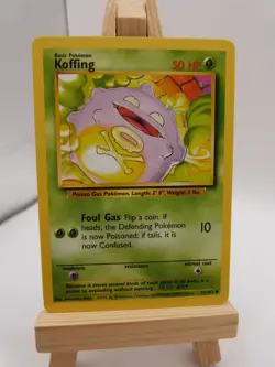 Pokemon Common Card : Koffing 51/102 (Base Set) - Image 1