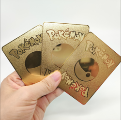 Pokemon I Choose You Love Heart Gold Metal Card Valentine Gift/Collectible - Image 2