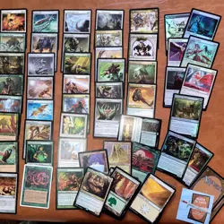 Custom Complete Commander Deck Magic MTG EDH 100 Cards = Poison Toxic infect W/G - Image 2