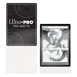 100 Ultra Pro Matte Clear Standard Size Deck Protectors Card Sleeves mtg ccg - Image 2