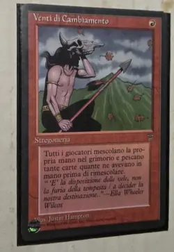 Italian MTG Winds Of Change Legends Set Magic The Gathering Card - Image 1