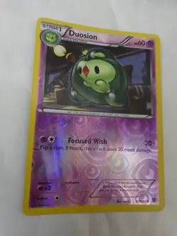 UNCOMMON REVERSE HOLO DUOSION 43/101 BW PLASMA BLAST SET POKEMON CARD GO - Image 1