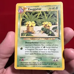Exeggutor Southern Islands 13/18 Pokemon Card Promo Heavily Played Creased - Image 1