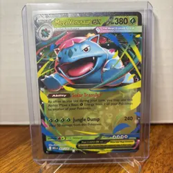 Mega Venusaur EX 003/132 Mega Evolution Holo Rare Pokemon Card NM - Image 1