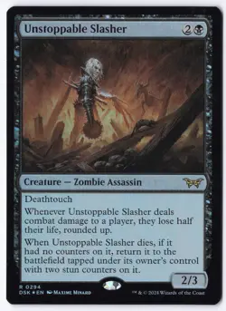 Unstoppable Slasher (0294) R Duskmourn: House of Horror 294 NM - Image 1