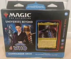 MTG Universes Beyond: Doctor Who Commander Deck - Masters of Evil - Davros- New! - Image 1
