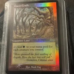 MTG Magic the Gathering Foil Judge Gaea’s Urza’s Promo NM - Image 1