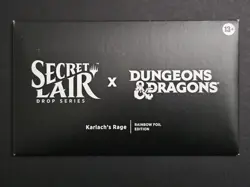 MTG Secret Lair: Dungeons & Dragons: Karlach's Rage (Rainbow Foil) (Sealed) - Image 1