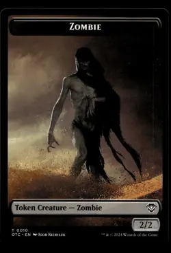 Zombie Ox Token #10/3 MTG Outlaws of Thunder Junction NM X1 - Image 1
