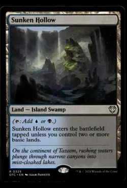 Sunken Hollow 325 Outlaws Thunder Junction MTG 2024 Mint - Image 1