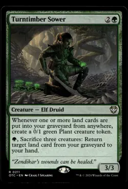 Turntimber Sower 211 - MTG Outlaws Thunder Junction M/NM MTG X1 - Image 1