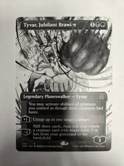 MTG Tyvar, Jubilant Brawler Phyrexia: All Will Be One 344 Regular Rare - Image 2
