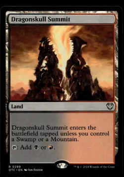 Dragonskull Summit MTG Outlaws of Thunder Junction M/NM X1 - Image 1