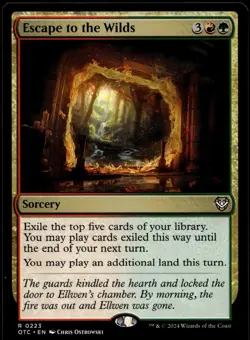 Escape to the Wilds MTG Outlaws of Thunder Junction M/NM X1 - Image 1