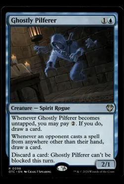 Ghostly Pilferer MTG Outlaws of Thunder Junction M/NM X1 - Image 1