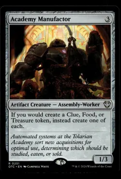 Academy Manufactor MTG Outlaws of Thunder Junction M/NM X1 - Image 1