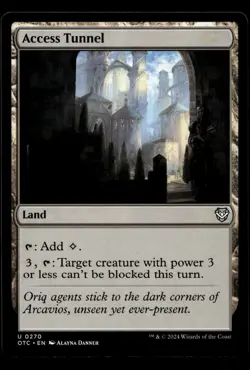 Access Tunnel Playset X4 MTG Outlaws of Thunder Junction M/NM X1 - Image 1