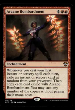 Arcane Bombardment MTG Outlaws of Thunder Junction M/NM X1 - Image 1