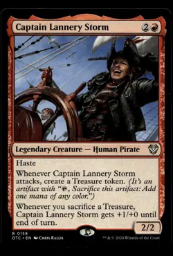 Captain Lannery Storm MTG Outlaws of Thunder Junction M/NM X1 - Image 1