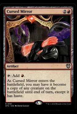 Cursed Mirror MTG Outlaws of Thunder Junction M/NM X1 - Image 1
