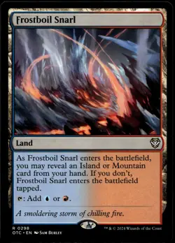 Frostboil Snarl MTG Outlaws of Thunder Junction M/NM X1 - Image 1