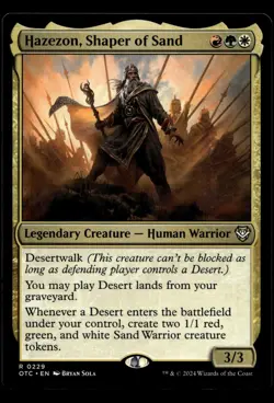 Hazezon, Shaper of Sand 229 MTG Outlaws of Thunder Junction M/NM X1 - Image 1