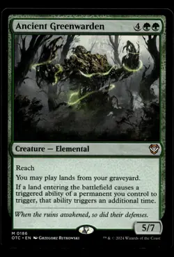 Ancient Greenwarden MTG Outlaws of Thunder Junction M/NM X1 - Image 1