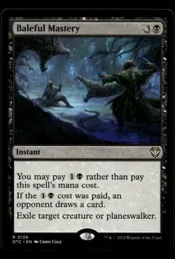 Baleful Mastery MTG Outlaws of Thunder Junction M/NM X1 - Image 1