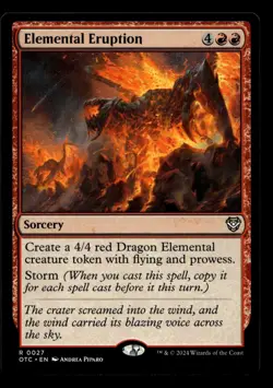Elemental Eruption MTG Outlaws of Thunder Junction M/NM X1 - Image 1