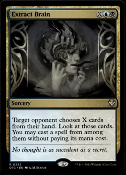 Extract Brain MTG Outlaws of Thunder Junction M/NM X1 - Image 1