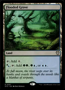 Flooded Grove MTG Outlaws of Thunder Junction M/NM X1 - Image 1