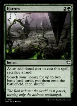 Harrow 194 MTG Outlaws of Thunder Junction M/NM X1 - Image 1