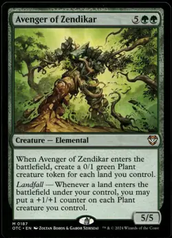 Avenger of Zendikar MTG Outlaws of Thunder Junction M/NM X1 - Image 1