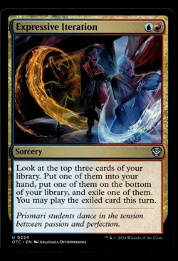 Expressive Iteration MTG Outlaws of Thunder Junction M/NM X1 - Image 1