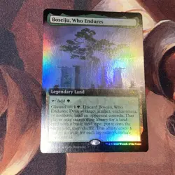 Boseiju, Who Endures X1 Mtg Kamigawa Neon Dynasty Nm Foil Extended - Image 1