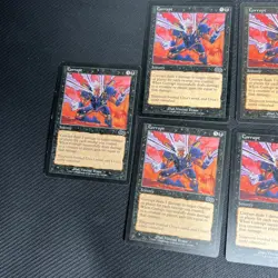 Corrupt Urza's Saga MTG Magic the Gathering Black Playset English 6 - Image 2