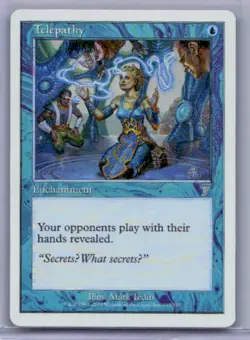 Telepathy #102 7th Edition Lightly played W/Tracking - Image 1