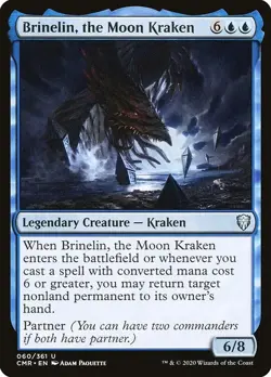 Brinelin, the Moon Kraken Commander Legends NM MTG Non-Foil - Image 1