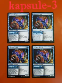 4x Sapphire Dragon | Battle for Baldur's Gate | MTG Magic Cards - Image 1
