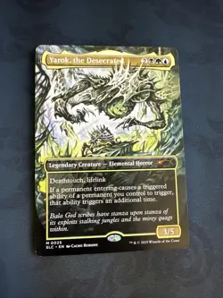 SLC Yarok, the Desecrated Borderless Encyclopedia Countdown Secret Lair Non-Foil - Image 1