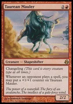 Taurean Mauler -Foil Light Play MTG Morningtide - Image 1