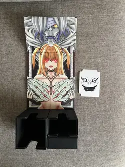 GEM ACCESSORIES DEKTECH MISA DEATH NOTE DOUBLE DECK BOX TCG OCG YUGIOH POKEMON - Image 1