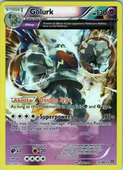 Golurk 35/98 Rare - Pokemon TCG XY: Ancient Origins - Reverse Holo (NM) - Image 1