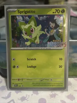 Sprigatito SVP EN 191 Black Star Promo - Surging Sparks - Pokemon TCG Card NEW - Image 1