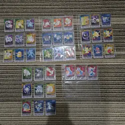 Pokemon Carddass Lot 39 Bandai Vending Series 1997 Japanese Cards normal - Image 1