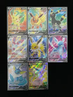 Pokemon TCG S-Chinese Sylveon Leafeon Umbreon Glaceon Espeon Lot*8 MOD - Image 1